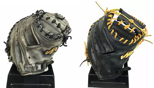 キャッチャーミットオーバーホール事例